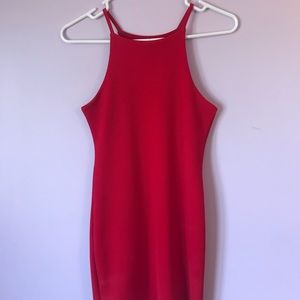 Red mini formal dress